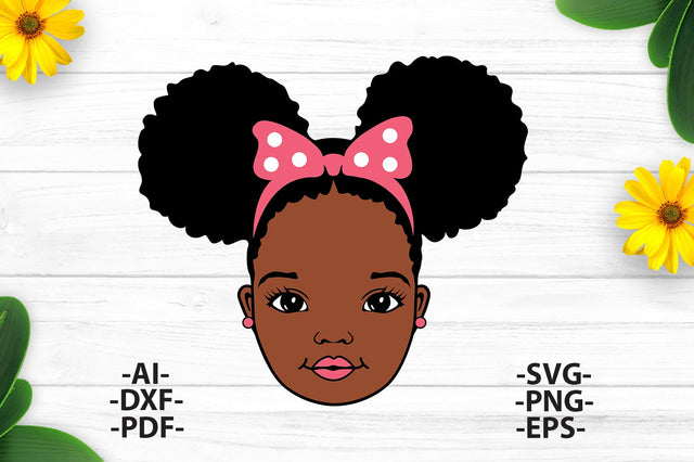Black girl Svg, Afro Girl Svg, Black History Svg, Afro Woman Svg, Ribbon, Cute Girl, Svg African American, Black Girl Magic, Svg Cut Files SVG 1uniqueminute 