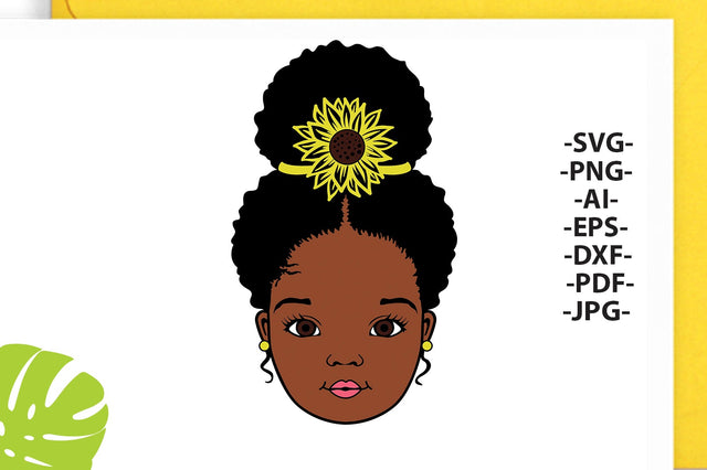 Black Girl Svg, Black Hsitory, Afro Queen Svg, Sunflower, Peekaboo Girl Svg, Afro baby girl Svg, Little cute girl Svg, Svg Cut Files SVG 1uniqueminute 