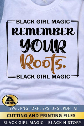 Black Girl SVG Black Woman SVG Black History SVG Cut Files SVG zoellartz 