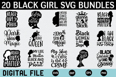 Black girl SVG Bundles SVG md faruk hossain 