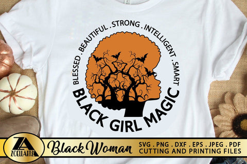 Black Girl SVG PNG EPS DXF Melanin SVG AFRO SVG Cut Files SVG zoellartz 