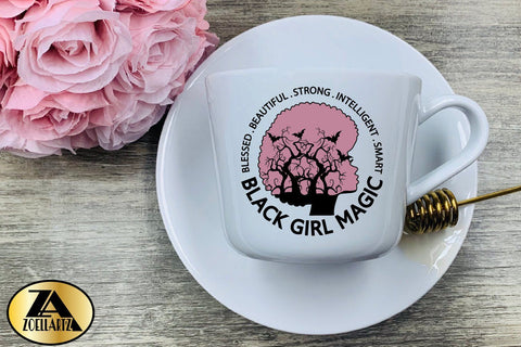 Black Girl SVG PNG EPS DXF Melanin SVG AFRO SVG Cut Files SVG zoellartz 