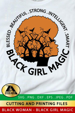 Black Girl SVG PNG EPS DXF Melanin SVG AFRO SVG Cut Files SVG zoellartz 