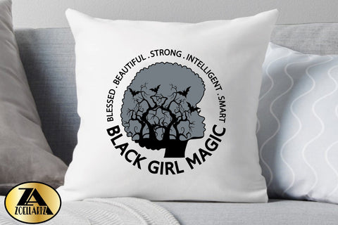 Black Girl SVG PNG EPS DXF Melanin SVG AFRO SVG Cut Files SVG zoellartz 