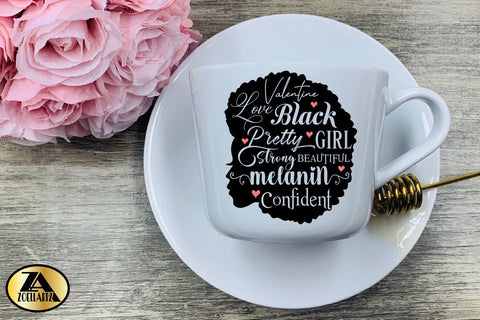 Black Girl SVG Valentine Subway Art SVG Black Woman SVG SVG zoellartz 