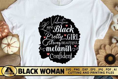 Black Girl SVG Valentine Subway Art SVG Black Woman SVG SVG zoellartz 