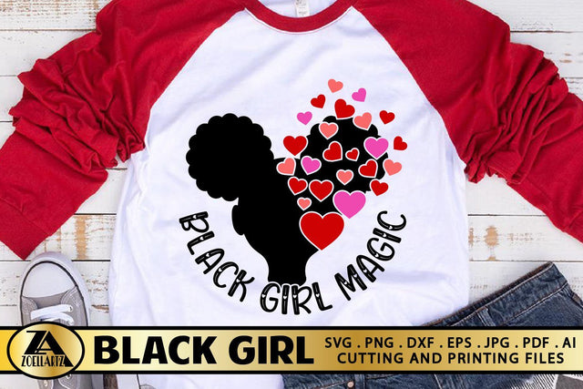 Black Girl Valentine SVG Black Girl Magic SVG Cut Files SVG zoellartz 
