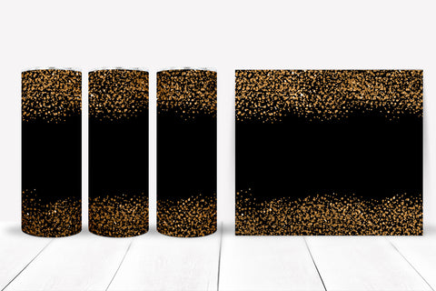 Black Glitter Tumbler Sublimation I 20 Oz Tumbler Wrap PNG Sublimation Happy Printables Club 