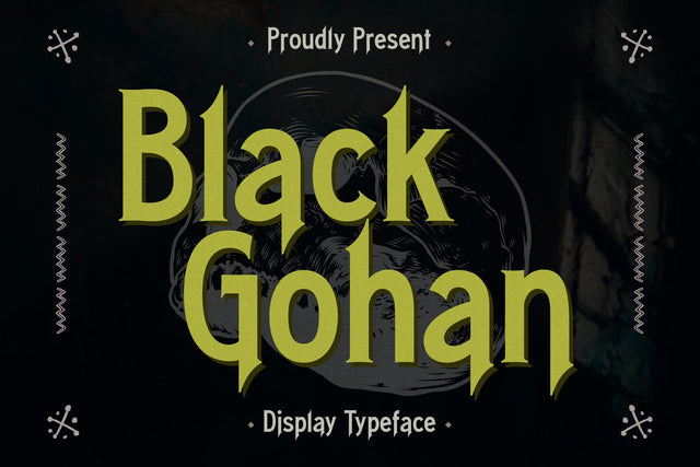 Black Gohan Typeface Font Storytype Studio 