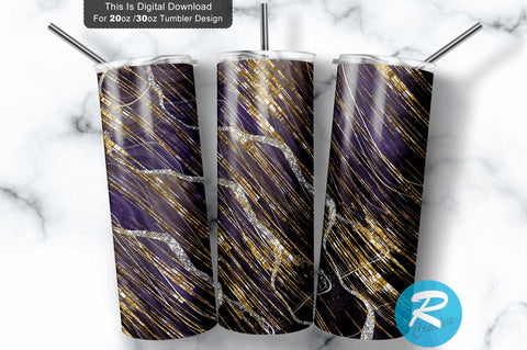 Black golden Purple 20 oz / 30 oz Tumbler PNG Sublimation Regulrcrative 
