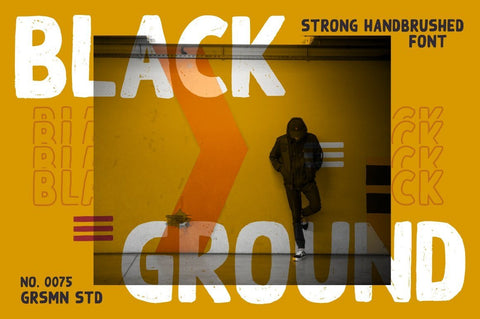 Black Ground Font Garisman Studio 