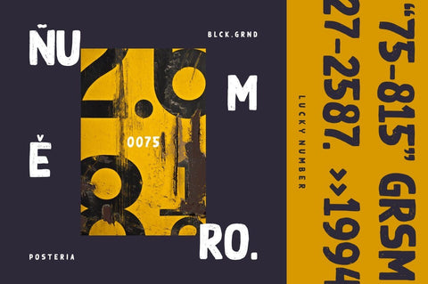 Black Ground Font Garisman Studio 