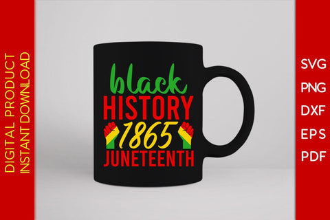 Black History 1865 Juneteenth SVG PNG PDF Cut File SVG Creativedesigntee 