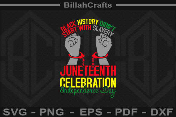 Black History Didn’t Start With Slavery Juneteenth Celebration Independence Day SVG BillahCrafts 