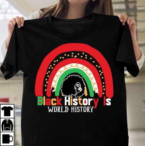 Black History is World History SVG Cut File,Black Histbliory is World History Sublimation Design SVG BlackCatsMedia 
