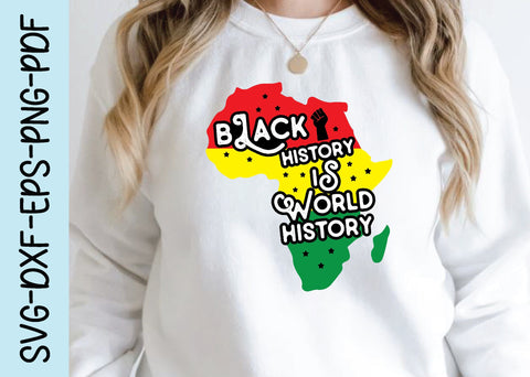 black history is world history svg SVG designstore 