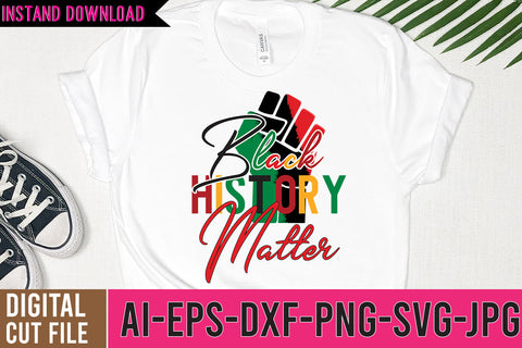 Black History Matter SVG Cut File, Black History SVG Bundle SVG BlackCatsMedia 