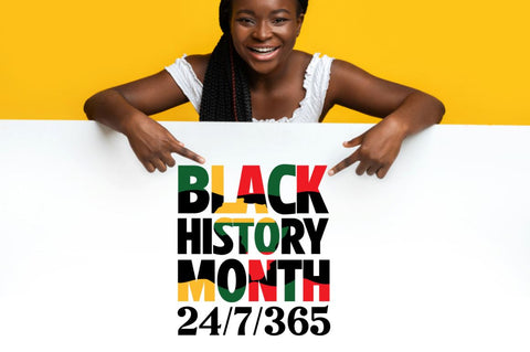 Black history month 24/7/365 SVG SVG DESIGNISTIC 