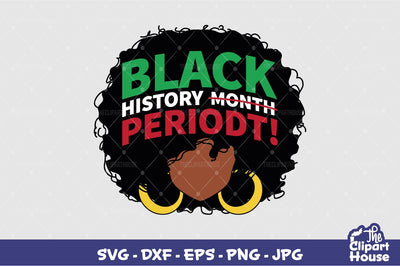 Black History Month Periodt SVG The Clipart House 