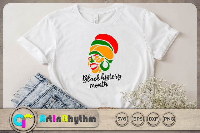 Black history month SVG / Afro woman SVG SVG Artinrhythm shop 