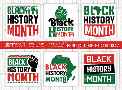 Black History Month SVG Bundle, Black Woman Svg, Black Queen Svg, Afro Lady Svg, Black History Svg, African American Svg, Afro Man, Afro Quote, ETC T00347 SVG ETC Craft 