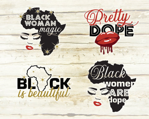 Black History Month Svg Bundle. BLM. African Melanin Svg. Afro Queen Svg. Black Pride Svg. Black Queen Svg. African American png dxf eps SVG Mint And Beer Creations 