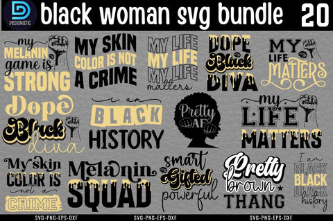 Black History Month SVG Bundle SVG DESIGNISTIC 