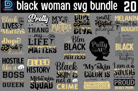 Black History Month SVG Bundle SVG DESIGNISTIC 
