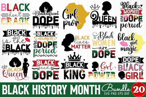 Black History Month SVG Bundle SVG DESIGNISTIC 