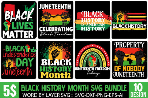 #Black History Month SVG Bundle,Black History Month SVG Bundle,Black History Month T-Shirt Design, black lives matter t-shirt bundles,greatest black history month bundles SVG BlackCatsMedia 