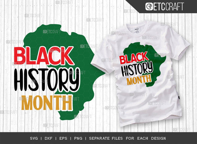 Black History Month SVG Cut File | African American Svg | Afro Girl Svg | Black Woman Svg | Black Pride Svg | African American Quote Design SVG ETC Craft 