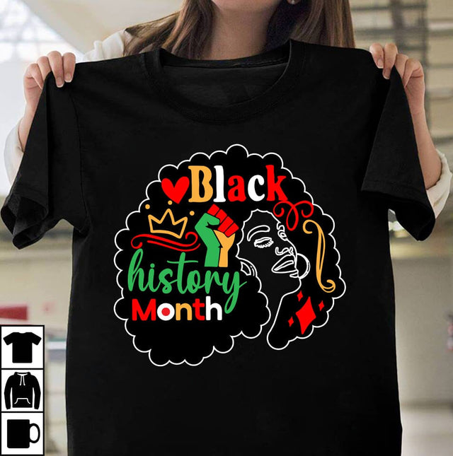 Black History Month SVG Cut File, Black History Month PNG SVG BlackCatsMedia 