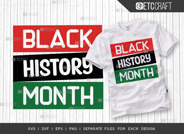 Black History Month SVG Cut File, Black Woman Svg, Black Queen Svg, Afro Lady Svg, Black History Svg, African American Svg, Afro Man, Afro Quote, ETC T00347 SVG ETC Craft 