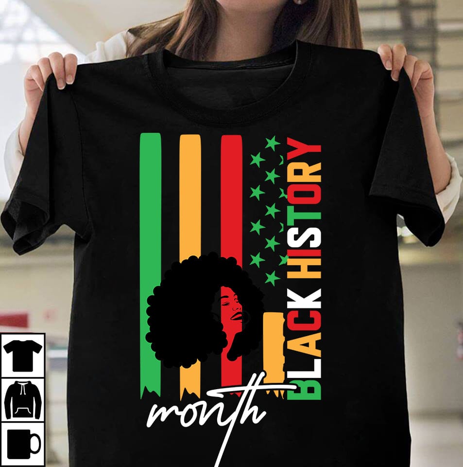 black history month shirt design