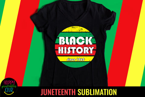Black History Sublimation- Juneteenth Sublimation Design Sublimation Happy Printables Club 