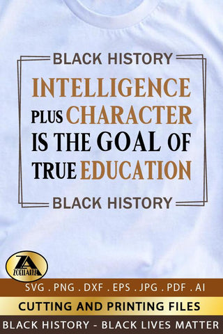 Black History SVG Black Lives Matter SVG Black History Quote SVG zoellartz 