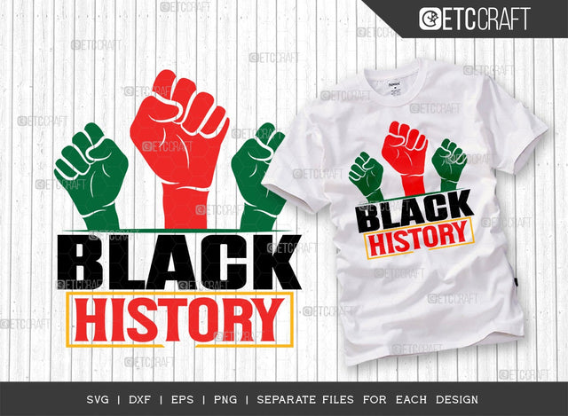 Black History SVG Cut File | African American Svg | Black Woman Svg | Black Pride Svg | Afro Girl Svg | African American Quote Design SVG ETC Craft 