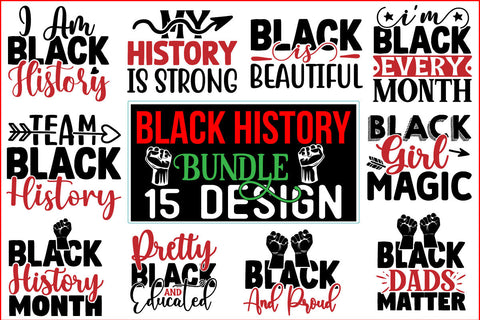 Black History SVG Design Bundle SVG CraftingStudio 