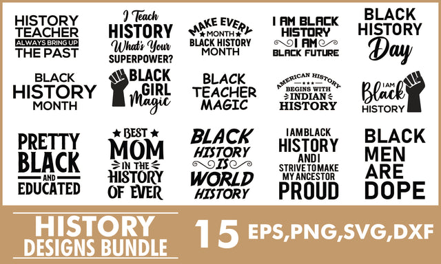 Black History SVG Designs Bundle SVG PatternFeed8 
