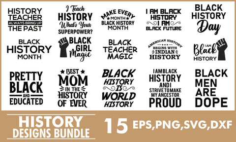 Black History SVG Designs Bundle SVG PatternFeed8 