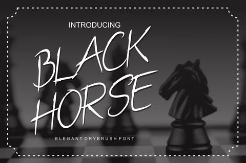 Black Horse Font Fachranheit Studio 