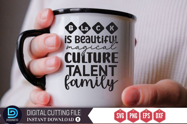 Black is beautiful magical culture talent family SVG SVG DESIGNISTIC 