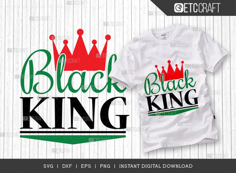 Black King SVG Cut File, African American Svg, Black History Month Svg, Black Man Svg, Chess Piece Svg, African American Quote Design, TG 00173 SVG ETC Craft 
