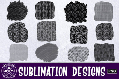 Black Lace Sublimation|Lace PNG Sublimation Last Frontier Design Co. 