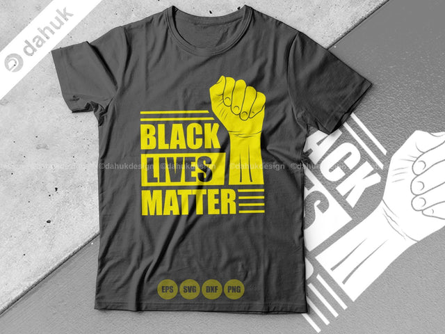 Black Live Matter SVG, Cut file, for silhouette, svg, eps, dxf, png, clipart cricut design space, vinyl cut files SVG dahukdesign 