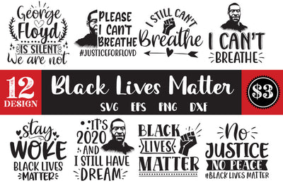 Black lives matter Bundle SVG Svgcraft 