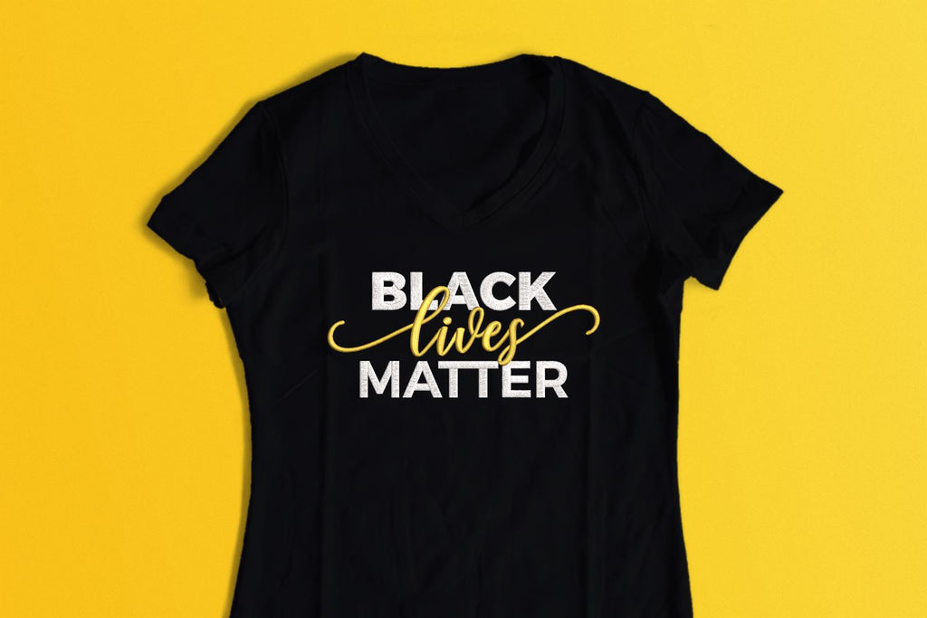 Black Lives Matter Embroidery - So Fontsy