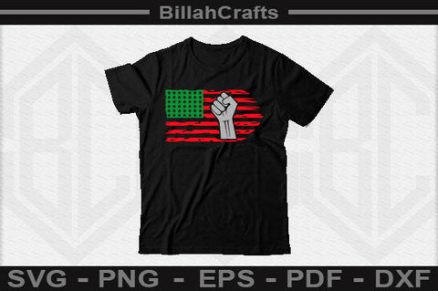 Black Lives Matter Pan African American UNIA Flag Juneteenth SVG File SVG BillahCrafts 