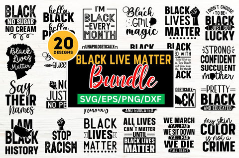 Black Lives Matter Quotes SVG bundle SVG SH_Tee store 