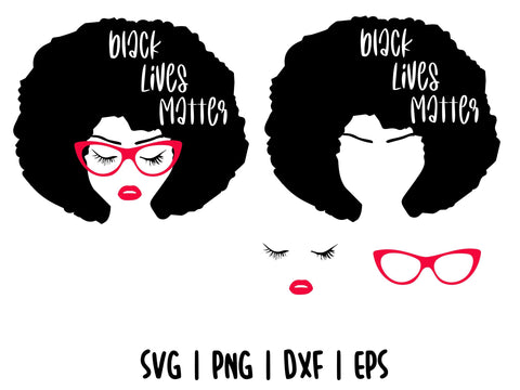 Black Lives Matter svg | African American Woman svg SVG CreativeStudioTM 